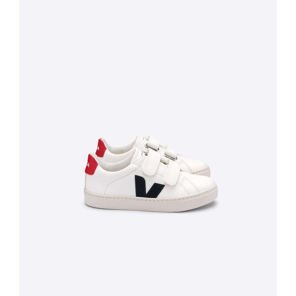 Veja ESPLAR CHROMEFREE Kids\' Shoes White/Blue | NZ 729SGL